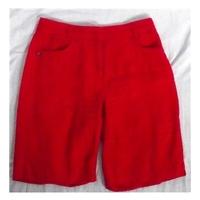 Per Una - Size: 10 - Red - Cargo shorts