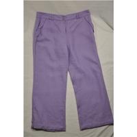 Per Una-Size 16-Dark Lilac-Trousers.