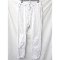 per una ms size l white jeans