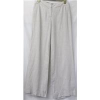 Per Una - Size: 14 - Beige - Linen - Trousers