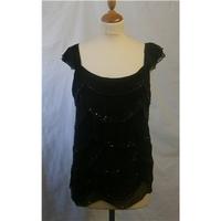 Per Una - Size 14 - Black - Sleeveless Top Per Una - Size: 14 - Black - Sleeveless top