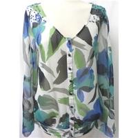 per una size 20 multi coloured long sleeved shirt