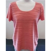 Per Una - Size: 14 - Orange - Cap sleeved T-shirt