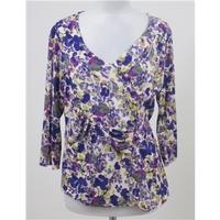 Per Una Size: 16 Purple Mix Blouse