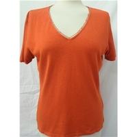 Per Una - Size: 16 - Orange - T-Shirt