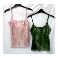 Per Una - Size: 12 - Multi-coloured - Two Vests