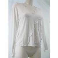 per una size 14 white long sleeved shirt
