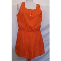 peacocks size 16 orange top