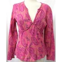 Per Una - Size: 14 - Pink - Long sleeved shirt
