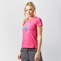 peter storm womens camper tee pink