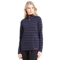 Peter Storm Women\'s Sandra Stripe Fleece, Navy