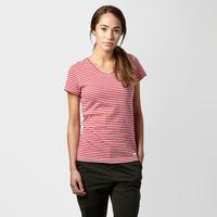 peter storm womens angel stripe tee red