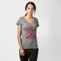 peter storm womens daisy bike t shirt grey