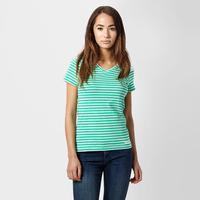 peter storm womens angel stripe tee blue