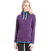 peter storm womens over the head fleece hoodie purple