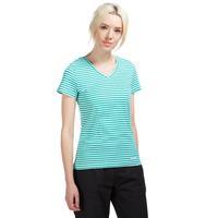 peter storm womens angel stripe tee blue