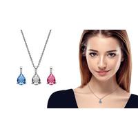 Pendant Set With Crystals From Swarovski