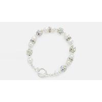 pearl and crystal bracelet 4 designs