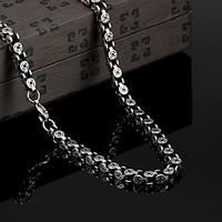 Personality in Europe and America to Restore Ancient Ways Exaggerated Titanium Steel Necklaces Christmas Gifts