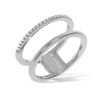 penny levi rita sterling silver double ring