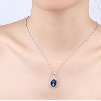 Pendants Gemstone Gem Basic Unique Design Fashion Luxury Jewelry Dark Blue Jewelry Daily 1pc