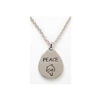 Peace Dolphin Necklace