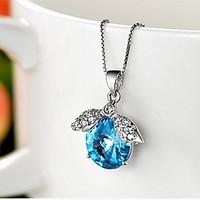 Pendants Crystal Gem Basic Unique Design Fashion Luxury Jewelry Dark Blue Jewelry Daily 1pc