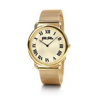 perfect match large gold watch