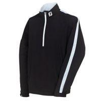 Performance 1/2 Zip Wind Shirt - Black/White