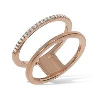 penny levi rita double band rose ring