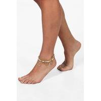 pearl chain anklet gold