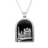 Pendant Whitby Abbey Whitby Jet And Silver