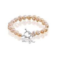 Personalised Star Charm Pearl Bracelet