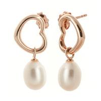 Pearl Stud Earrings 8.0ctw in 9ct Rose Gold