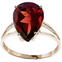 Pear Cut Garnet Ring 5.0ct in 9ct Gold