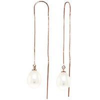 Pearl Scintilla Briolette Earrings 8.0ctw in 9ct Rose Gold