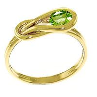 peridot san francisco ring 065ct in 9ct gold