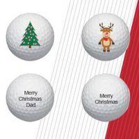 personalised christmas dx2 golf balls