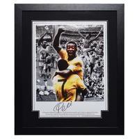 Pele signed photo