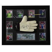 peter schmeichel hand signed glove