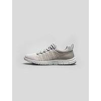 pf runners gym sport trainers white grey knit