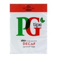 PG Tips Pyramid Decaffeinated 160 Teabags