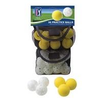 pga tour 36 indoor outdoor golf practice balls