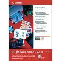 Photo paper Canon High Resolution Paper HR-101 1033A006 DIN A3 106 gm² 20 Sheet Matt