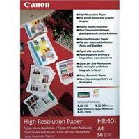 Photo paper Canon High Resolution Paper HR-101 1033A002 DIN A4 106 gm² 50 Sheet Matt
