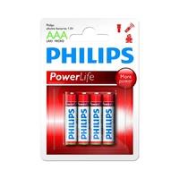 philips batteries size aaa powerlife pk of 4