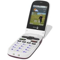 PhoneEasy 622 GSM Sim Free Mobile Phone - Burgundy/White