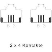 Phone socket ISDN Rutenbeck Surface-mount Pure white