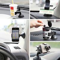 Phone Holder Stand Mount Car Windshield Adjustable Stand Plastic for Mobile Phone