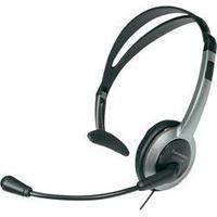 Phone headset 2.5 mm jack Corded, Mono Panasonic RP-TCA 430 On-ear Silver, Black